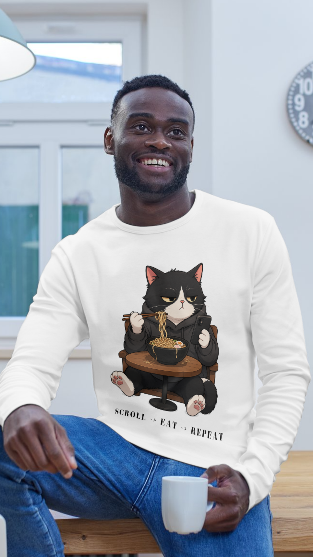 Cat Job Humor- Unisex tee